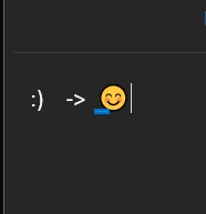 Insertar emoji como código de texto