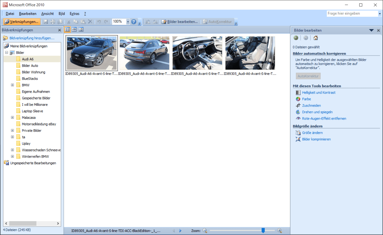 Microsoft Office Picture Manager para edición y visualización de imágenes