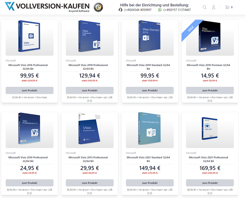 Versiones de Microsoft Visio Pro