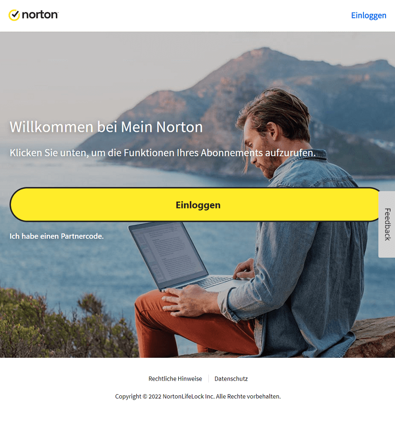 Acceso/inicio de sesión rápido y fácil a su cuenta Norton