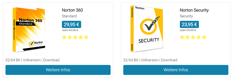 Programas de seguridad Norton para una protección integral de sus sistemas.