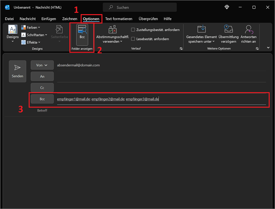Activar Outlook Cco