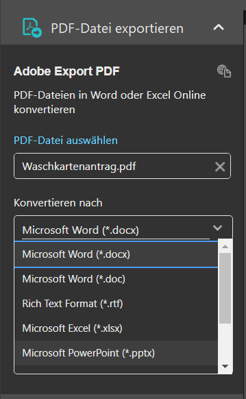 Exporta archivos PDF rápida y fácilmente