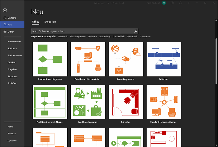 Plantillas de Visio Professional