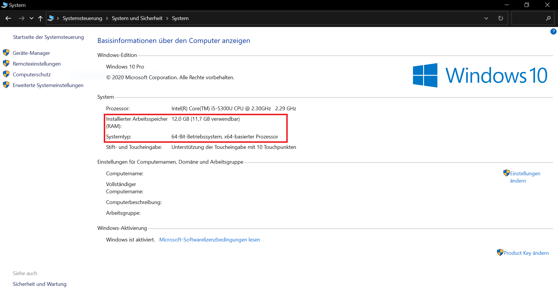 Descubra si una computadora es compatible con 64 bits en el Panel de control