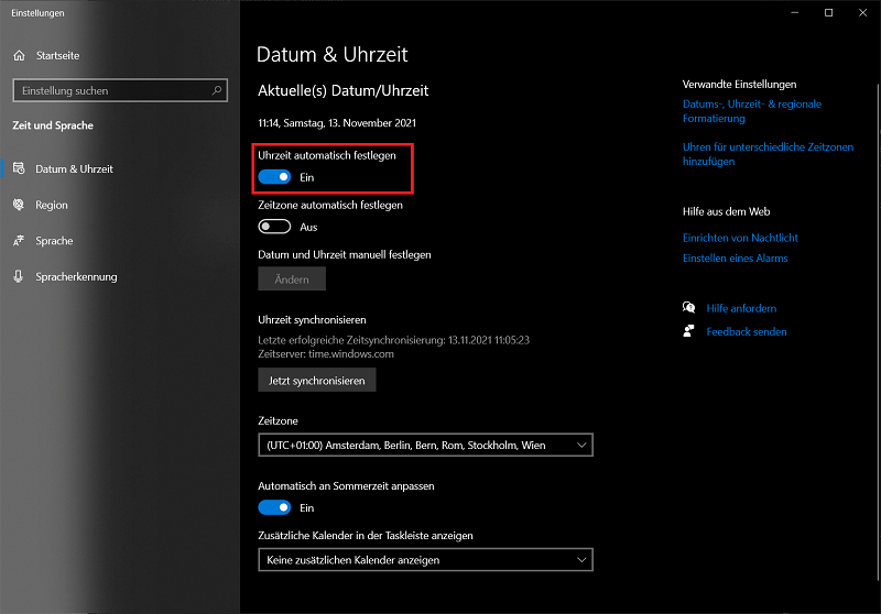windows 10-establecer-fecha-hora-automáticamente