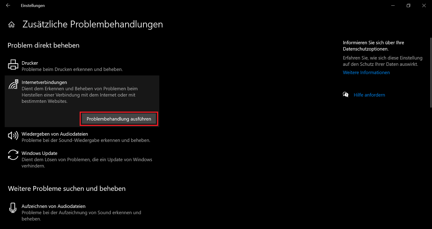 Solución de problemas de reparación de Windows 10