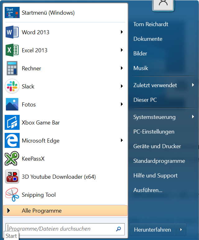 Haz que el menú Inicio de Windows 10 se parezca al de Windows 7 de forma rápida y sencilla