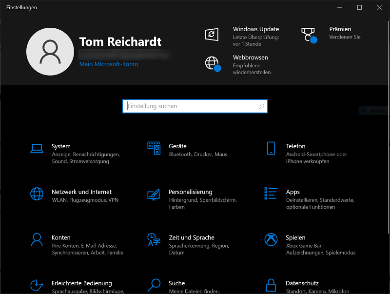 Abra la configuración de Windows rápida y fácilmente usando un acceso directo
