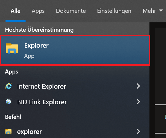 Abra el Explorador de Windows