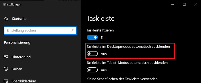 Ocultar automáticamente la barra de tareas de Windows