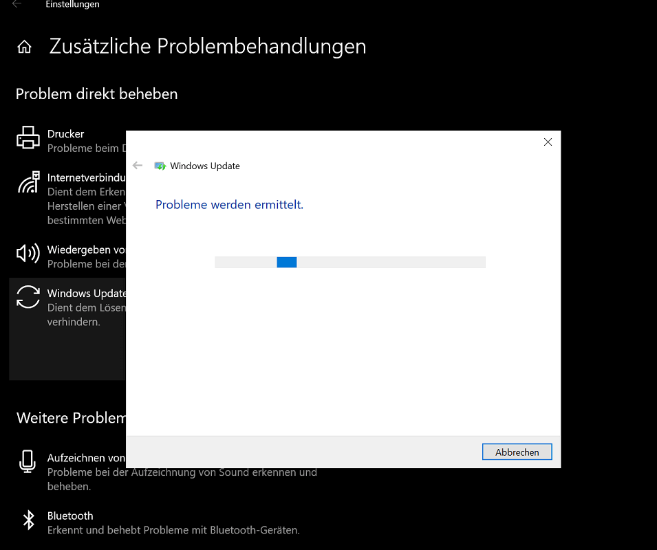 Solucionador de problemas de actualización de Windows