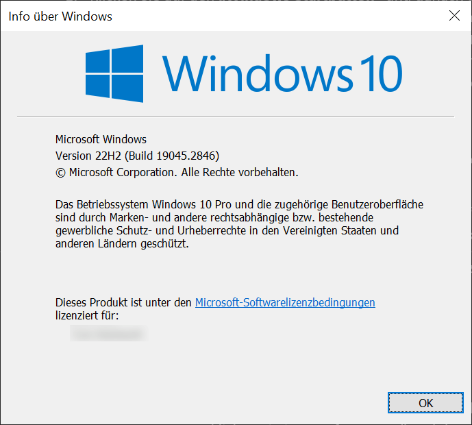 Mostrar la versión de Windows en Windows 10