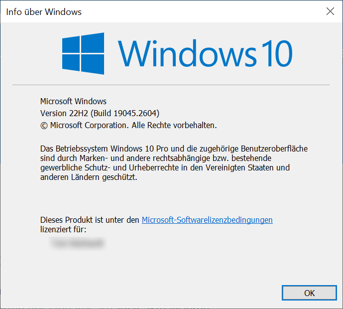 Ver la versión actual de Windows con la herramienta Winver