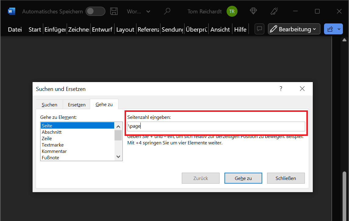 Word: Eliminar página con contenido
