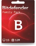 Bitdefender Family Pack | 15 dispositivos | 1 año