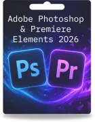 Adobe Photoshop & Premiere Elements 2026 | 1 usuario | 3 años