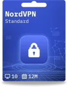 NordVPN Standard | 10 dispositivos | 1 año