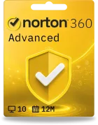 Norton 360 Advanced | 10 dispositivos | 1 año