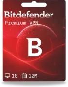 Bitdefender Premium VPN | 10 dispositivos | 1 año