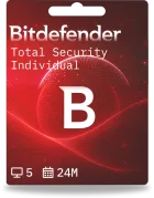 Bitdefender Total Security Individual | 5 dispositivos | 2 años