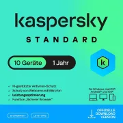 Kaspersky Standard | 10 dispositivos | 1 año