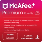 McAfee+ Premium Family | 6 usuarios | 1 año