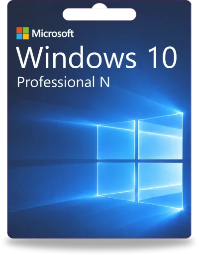 Microsoft Windows 10 Professional N 32/64 Bit