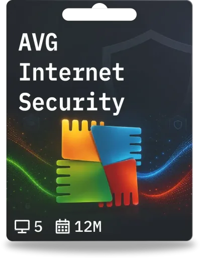 AVG Internet Security | 5 dispositivos | 1 año