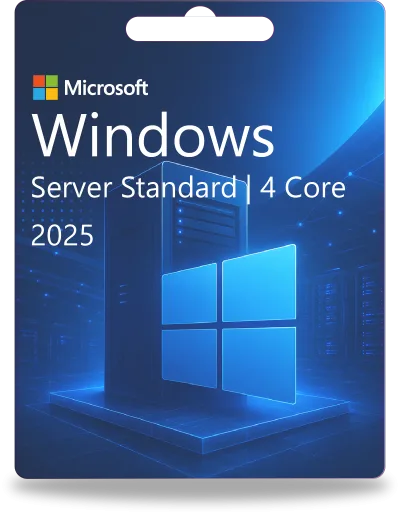 Windows Server 2025 Standard | 4 núcleos