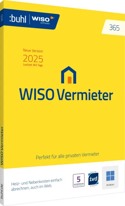 WISO Vermieter 365 (Version 2026) | 1 año