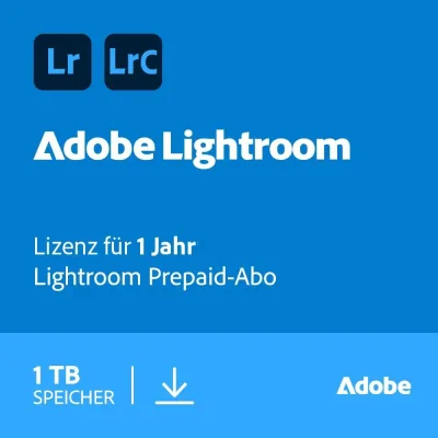 Adobe Lightroom (1 TB) | 1 usuario | 1 año