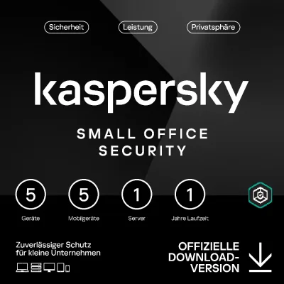 Kaspersky Small Office Security | 5 dispositivos + 1 Server | 1 año