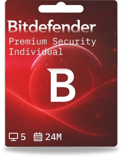 Bitdefender Premium Security Individual | 5 dispositivos | 2 años