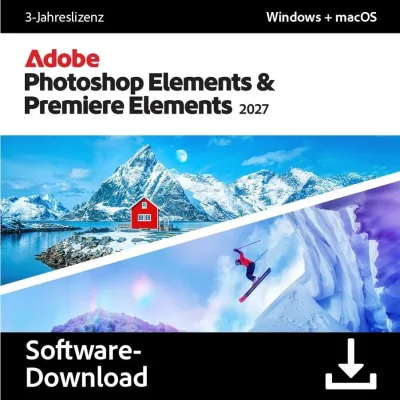 Adobe Photoshop & Premiere Elements 2027 | 1 usuario | 3 años