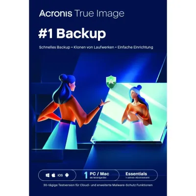 Acronis True Image Essentials | 1 dispositivo | 1 año