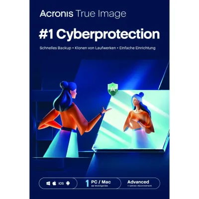Acronis True Image Advanced 500 GB | 1 dispositivo | 1 año