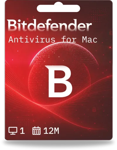 Bitdefender Antivirus para Mac | 1 dispositivo | 1 año