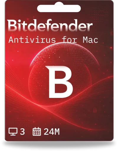 Bitdefender Antivirus para Mac | 3 dispositivos | 2 años