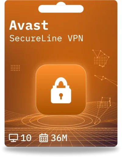 Avast SecureLine VPN | 10 dispositivos | 3 años