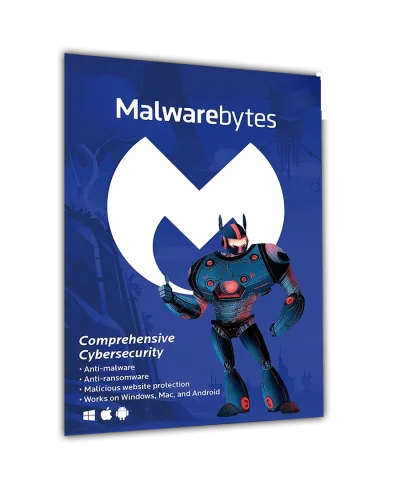 Malwarebytes Premium | 3 dispositivos | 1 año